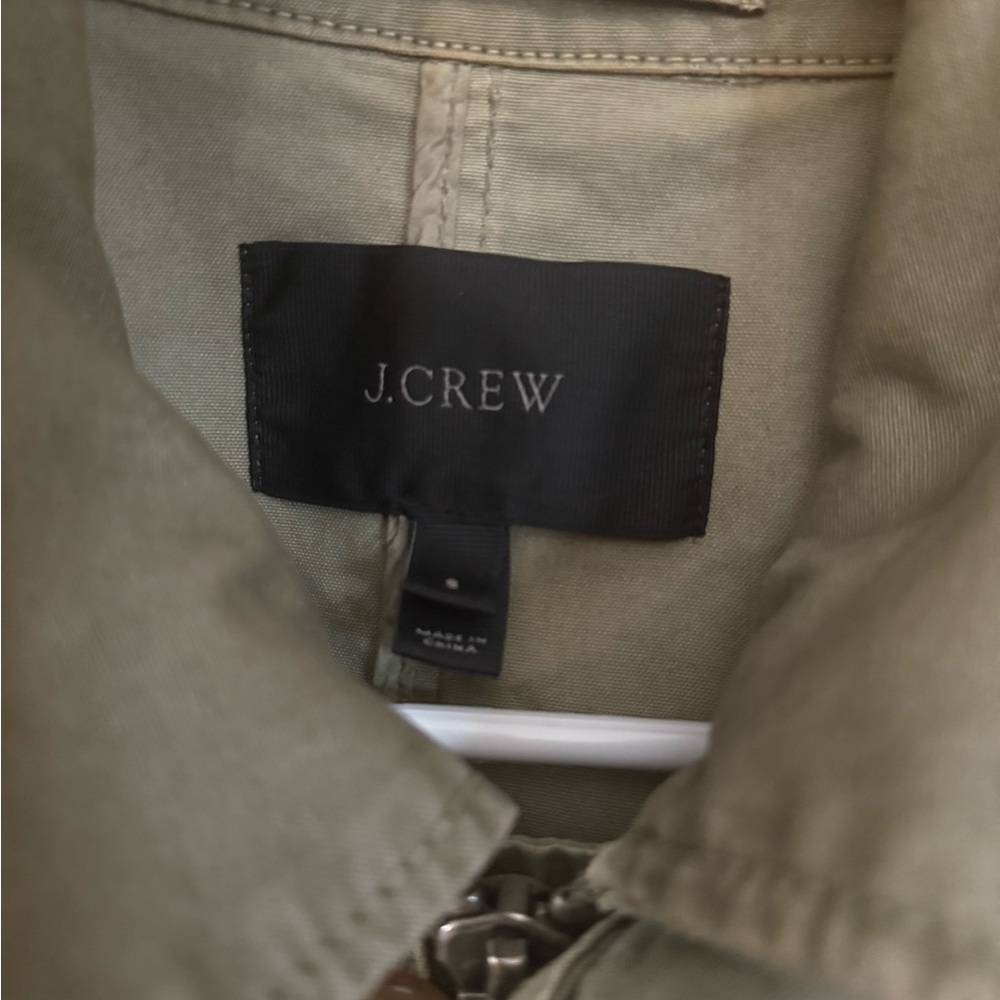 Women’s J. Crew Quilted Olive Green Fatigue Jacket! NWOT - Picture 7 of 8